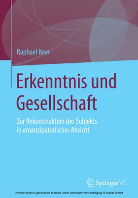 Beer | Erkenntnis und Gesellschaft | E-Book | www.sack.de