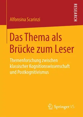 Scarinzi |  Das Thema als Brücke zum Leser | Buch |  Sack Fachmedien