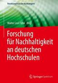 Leal Filho |  Forschung für Nachhaltigkeit an deutschen Hochschulen | eBook | Sack Fachmedien