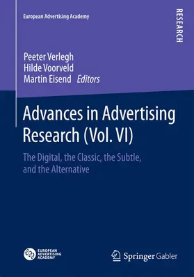 Verlegh / Eisend / Voorveld |  Advances in Advertising Research (Vol. VI) | Buch |  Sack Fachmedien
