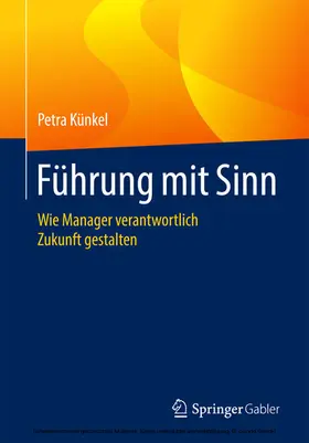 Kuenkel / Künkel |  Führung mit Sinn | eBook | Sack Fachmedien