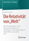Vacariu |  Die Relativität von ¿Welt¿ | Buch |  Sack Fachmedien