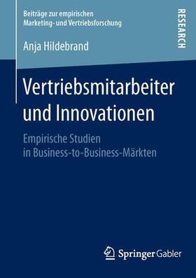 Hildebrand | Vertriebsmitarbeiter und Innovationen | Buch | 978-3-658-10653-9 | sack.de