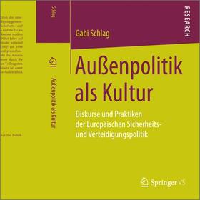 Schlag | Außenpolitik als Kultur | Buch | 978-3-658-10779-6 | sack.de