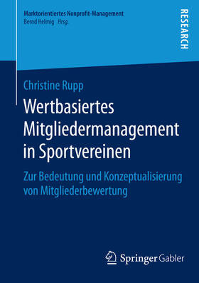 Rupp | Wertbasiertes Mitgliedermanagement in Sportvereinen | E-Book | sack.de