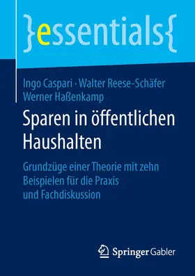 Caspari / Haßenkamp / Reese-Schäfer |  Sparen in öffentlichen Haushalten | Buch |  Sack Fachmedien