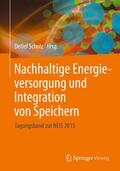 Schulz |  Nachhaltige Energieversorgung und Integration von Speichern | Buch |  Sack Fachmedien
