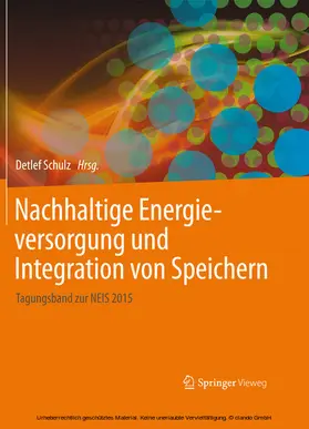 Schulz |  Nachhaltige Energieversorgung und Integration von Speichern | eBook | Sack Fachmedien