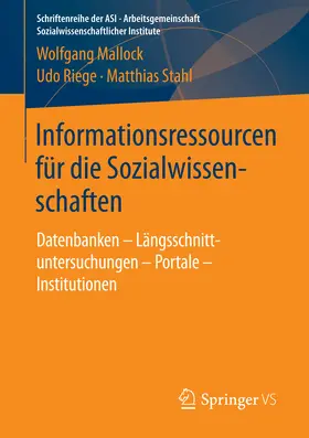 Mallock / Riege / Stahl | Informationsressourcen für die Sozialwissenschaften | E-Book | www.sack.de