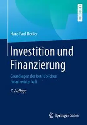 Becker |  Investition und Finanzierung | Buch |  Sack Fachmedien