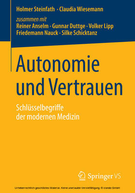 Steinfath / Wiesemann | Autonomie und Vertrauen | E-Book | sack.de