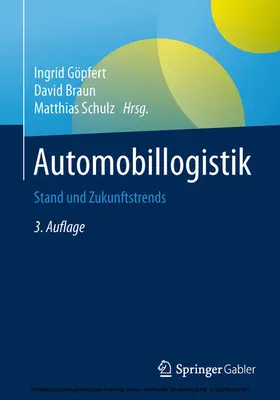 Göpfert / Braun / Schulz | Automobillogistik | E-Book | sack.de