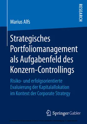 Alfs | Strategisches Portfoliomanagement als Aufgabenfeld des Konzern-Controllings | E-Book | www.sack.de