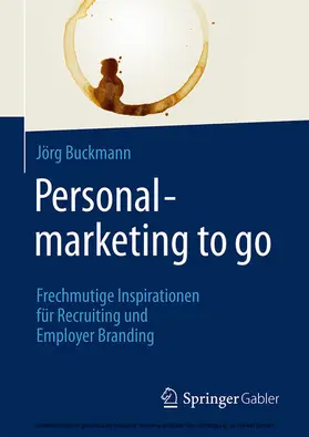 Buckmann |  Personalmarketing to go | eBook | Sack Fachmedien