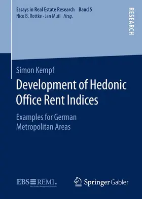 Kempf |  Development of Hedonic Of¿ce Rent Indices | Buch |  Sack Fachmedien