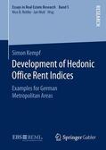 Kempf |  Development of Hedonic Of¿ce Rent Indices | Buch |  Sack Fachmedien