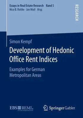 Kempf |  Development of Hedonic Of?ce Rent Indices | eBook | Sack Fachmedien
