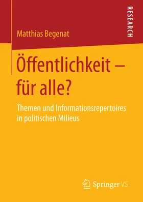 Begenat |  Öffentlichkeit – für alle? | eBook | Sack Fachmedien
