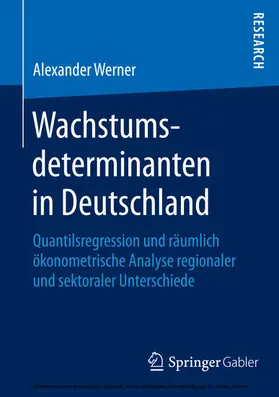 Werner |  Wachstumsdeterminanten in Deutschland | eBook | Sack Fachmedien