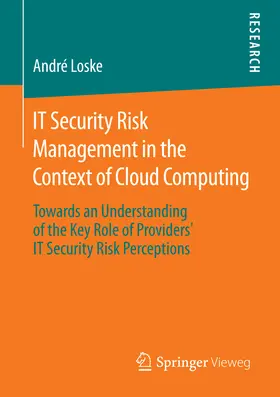 Loske | IT Security Risk Management in the Context of Cloud Computing | E-Book | sack.de