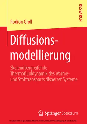 Groll | Diffusionsmodellierung | E-Book | www.sack.de