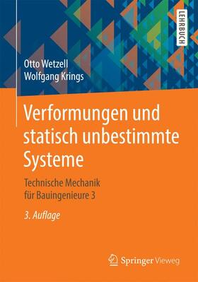Krings / Wetzell |  Verformungen und statisch unbestimmte Systeme | Buch |  Sack Fachmedien