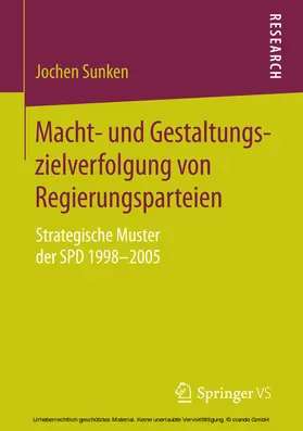 Sunken | Macht- und Gestaltungszielverfolgung von Regierungsparteien | E-Book | www.sack.de