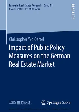 Oertel | Impact of Public Policy Measures on the German Real Estate Market | E-Book | www.sack.de