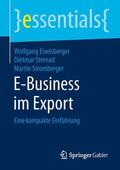 Eixelsberger / Stromberger / Sternad |  E-Business im Export | Buch |  Sack Fachmedien