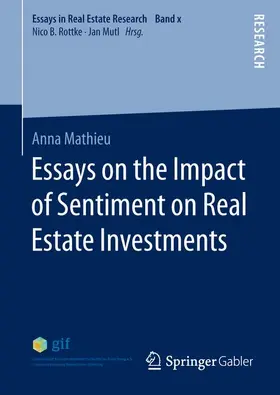 Mathieu |  Essays on the Impact of Sentiment on Real Estate Investments | Buch |  Sack Fachmedien