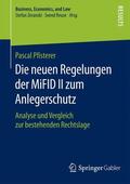 Pfisterer |  Die neuen Regelungen der MiFID II zum Anlegerschutz | Buch |  Sack Fachmedien