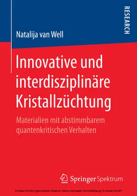 van Well | Innovative und interdisziplinäre Kristallzüchtung | E-Book | www.sack.de