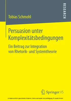 Schmohl | Persuasion unter Komplexitätsbedingungen | E-Book | www.sack.de