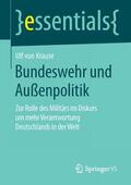 von Krause |  Bundeswehr und Außenpolitik | Buch |  Sack Fachmedien