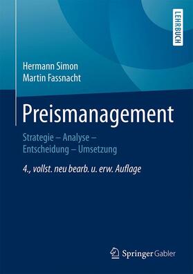 Simon / Fassnacht | Preismanagement | Buch | 978-3-658-11870-9 | sack.de