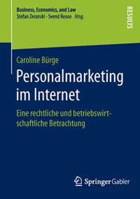 Bürge |  Personalmarketing im Internet | Buch |  Sack Fachmedien