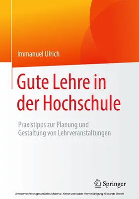 Ulrich |  Gute Lehre in der Hochschule | eBook | Sack Fachmedien