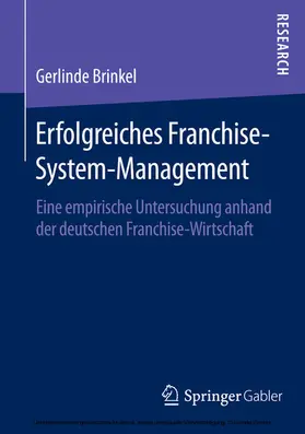 Brinkel | Erfolgreiches Franchise-System-Management | E-Book | www.sack.de