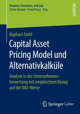 Stahl | Capital Asset Pricing Model und Alternativkalküle | E-Book | sack.de