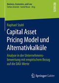 Stahl |  Capital Asset Pricing Model und Alternativkalküle | eBook | Sack Fachmedien