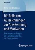 Leisin |  Die Rolle von Auszeichnungen zur Anerkennung und Motivation | Buch |  Sack Fachmedien
