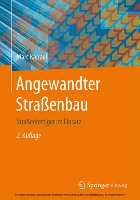 Kappel |  Angewandter Straßenbau | eBook | Sack Fachmedien