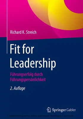 Streich | Fit for Leadership | E-Book | www.sack.de
