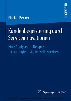 Becker | Kundenbegeisterung durch Serviceinnovationen | E-Book | www.sack.de