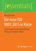 Hinsch |  Die neue ISO 9001:2015 in Kürze | eBook | Sack Fachmedien