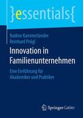 Prügl / Kammerlander |  Innovation in Familienunternehmen | Buch |  Sack Fachmedien