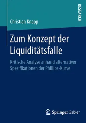 Knapp |  Zum Konzept der Liquiditätsfalle | Buch |  Sack Fachmedien