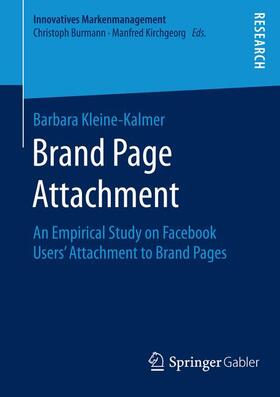 Kleine-Kalmer |  Brand Page Attachment | Buch |  Sack Fachmedien