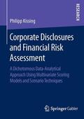 Kissing |  Corporate Disclosures and Financial Risk Assessment | Buch |  Sack Fachmedien