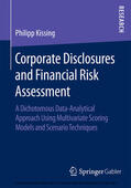 Kissing |  Corporate Disclosures and Financial Risk Assessment | eBook | Sack Fachmedien
